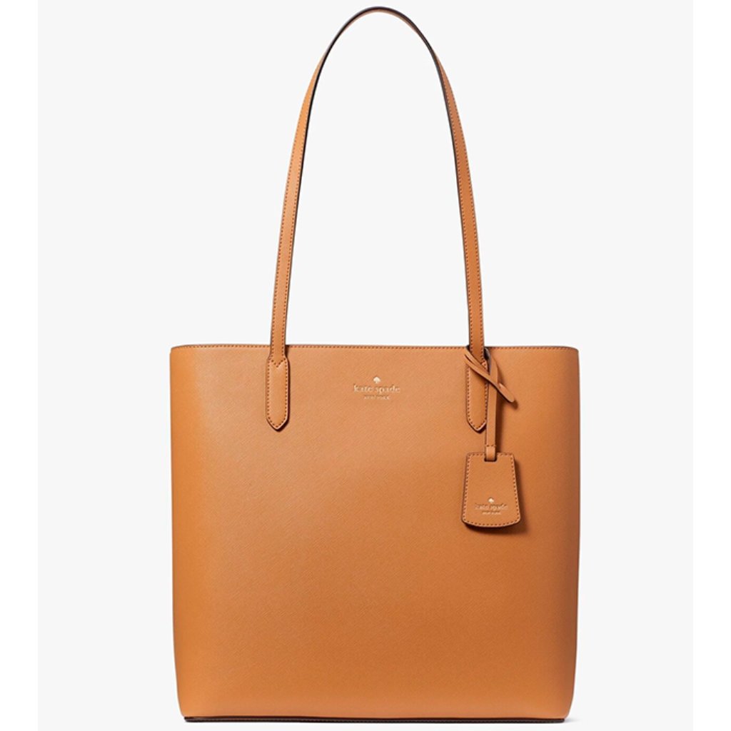 S Kate Spade Brynn Large Tote Light Brown Saffiano Bag Kg109 Nwt Saddle $359